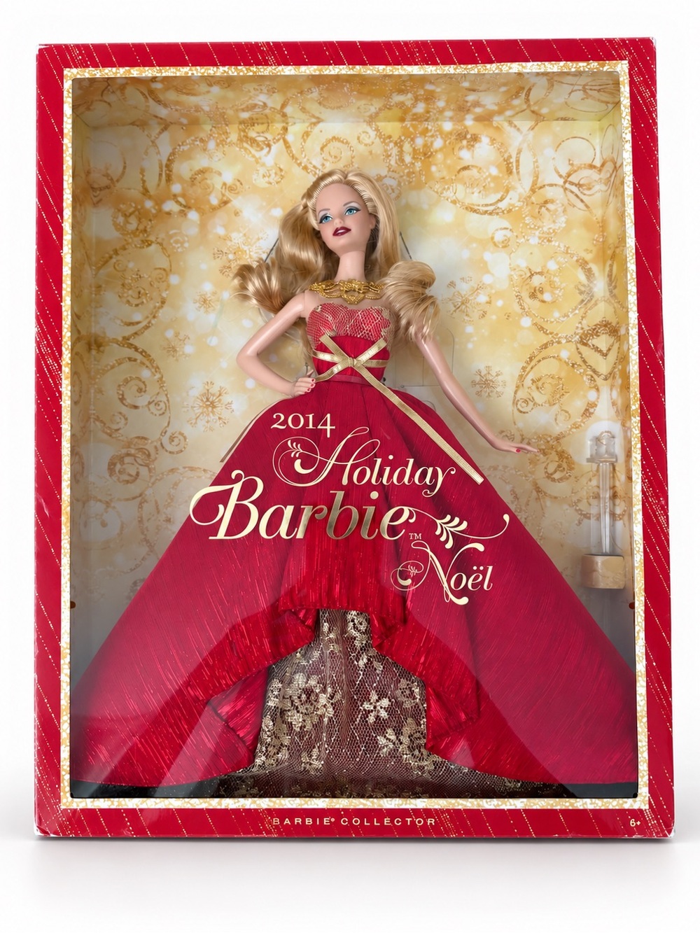 2014 Holiday Barbie Collector Doll – Red & Gold Gown